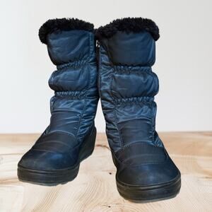 PAJAR Canada Snowcap 2 Boots Sz 5 Women's or Girls Zip Up Winter Snow Deep Blue